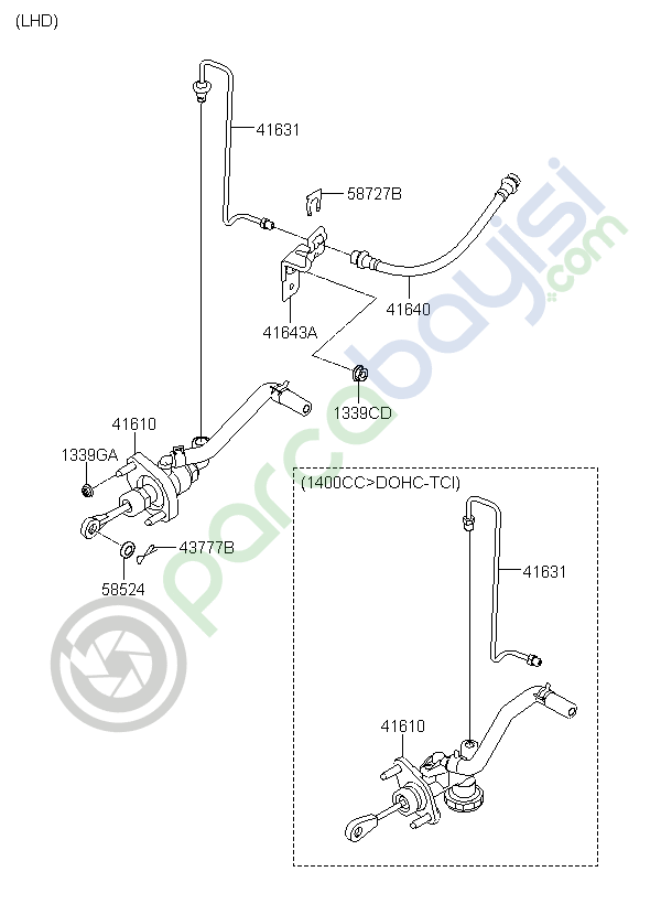 Kia Venga Debriyaj Üst Merkez Orjinal | 416001P500