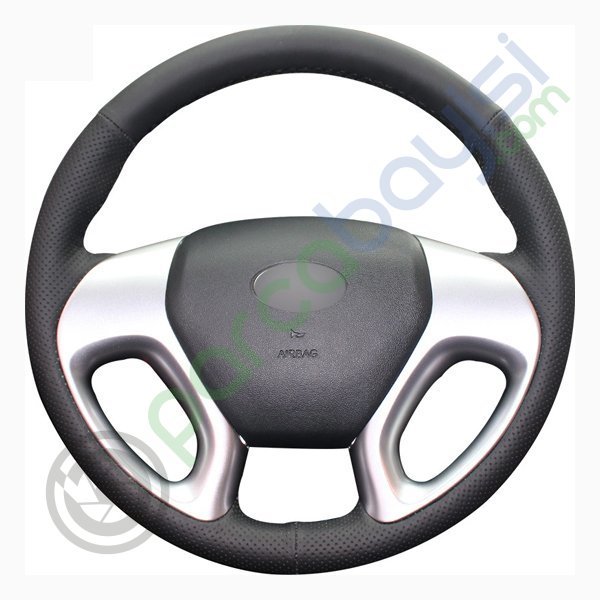 Hyundai Tucson 2010-14 Araca Özel Dikişli Deri Direksiyon Kılıfı