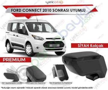 Ford Connect 2010 Sonrası Uyumlu Siyah Kolçak Kol Dayama Ultra Kaliteli