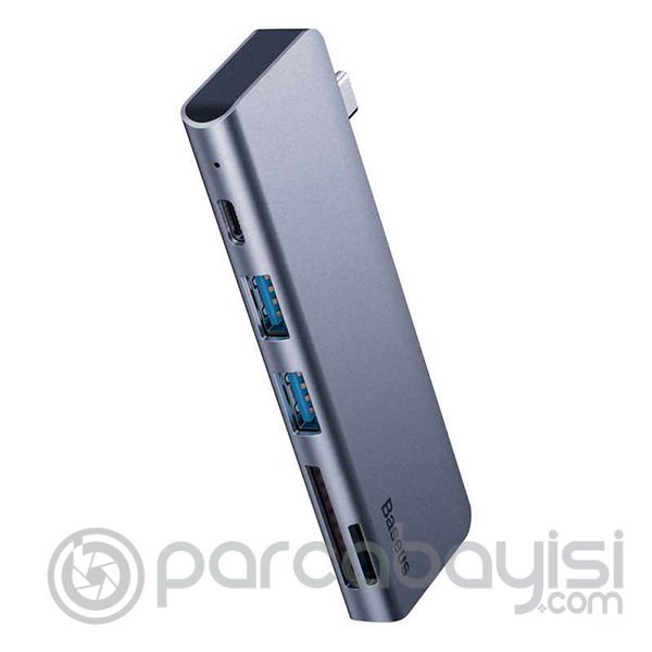 Baseus Harmonica Serisi 5in1 HUB Usb Type C Adaptör Cahub-K0g