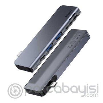 Baseus Harmonica Serisi 5in1 HUB Usb Type C Adaptör Cahub-K0g