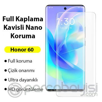 Baseus 0.15mm Honor 60 Kavisli Full Kaplama Nano Ekran Koruyucu