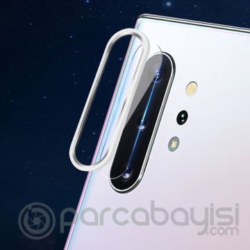Sm Galaxy Note 10- 10 Plus Kamera Koruma Metal Lens+ Kırılmaz Cam Set