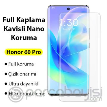 Baseus 0.15mm Honor 60 Pro Kavisli Full Kaplama Nano Ekran Koruyucu