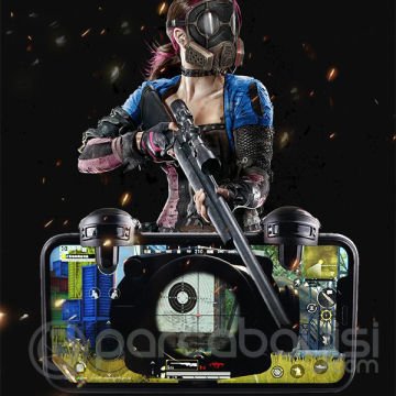 ALLY L1R1 Gamepad Oyun Ateşleyici Tetik- Level 3 Helmet PUBG Gadget