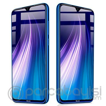 Xiaomi Redmi Note 8 3D Full Glue Tempered  Cam Ekran Koruyucu