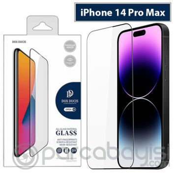 Dux Ducis iPhone 14 Pro Max 6.7 Full Kaplama Cam Ekran Koruyucu