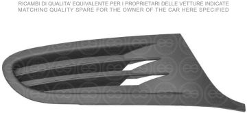 SİS FAR KAPAĞI ÖN SAĞ SİSSİZ VOLKSWAGEN GOLF VI 2008> | 5K0853666A9B9GF-08130 | 5K0853666A9B9