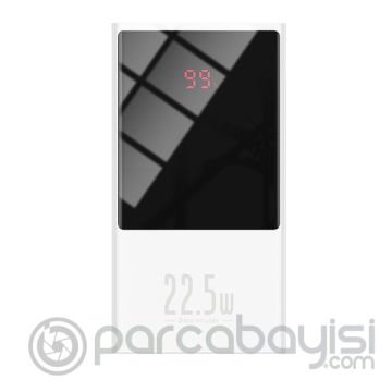Baseus Super Mini Dijital Göstergeli Power Bank 10000mAh 22.5W Hızlı Şarj Power bank