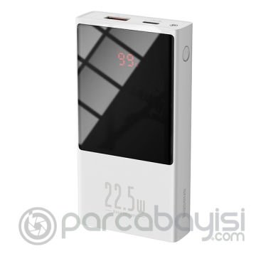 Baseus Super Mini Dijital Göstergeli Power Bank 10000mAh 22.5W Hızlı Şarj Power bank