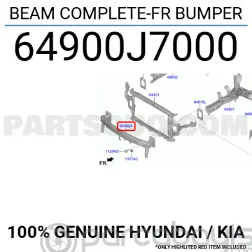 Kıa ceed ön tampon destek sacı orjınal 64900J7000