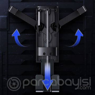 USAMS US-ZJ058 Geri çekilebilir Gravity Araç Tutucu  7.0  inch Kadar  uyumlu