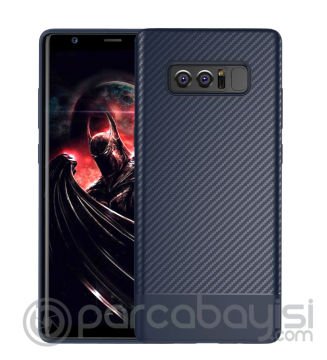 Ally SM Galaxy Note 8 Carbon Fiber Dokulu Premium Soft Silikon Kılıf