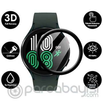 Sm Galaxy Watch 4 40mm 3D Full Kaplama Ekran Koruyucu PET+PMMA