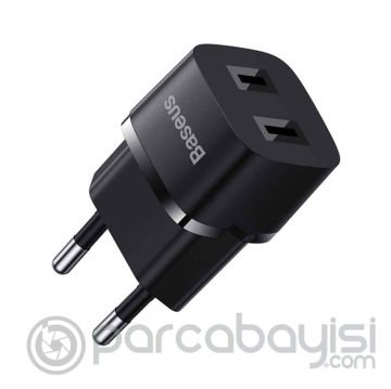 Baseus Avrupa Tipi Seyat Şarjı için Priz Dönüştürücü Adaptör