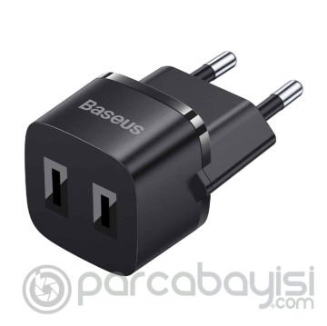 Baseus Avrupa Tipi Seyat Şarjı için Priz Dönüştürücü Adaptör