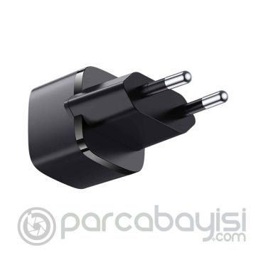 Baseus Avrupa Tipi Seyat Şarjı için Priz Dönüştürücü Adaptör