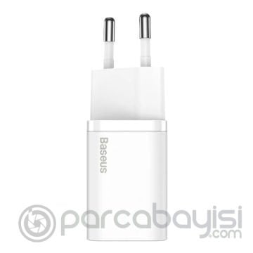 Baseus Super Si 1C 25W Hızlı Şarj Adaptörü + 3A Type-C to Type-C 1m Şarj Kablosu