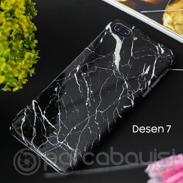 İphone 7 Plus İphone 8 Plus Mermer Taş Görünümlü Soft Silikon Kılıf