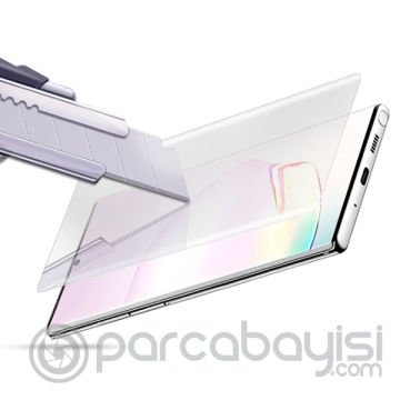 Ally Sm Galaxy Note 20 Ultra Pro Full Uv Liquid+Uv Işık 3d Kırılmaz Cam Ekran Koruyucu