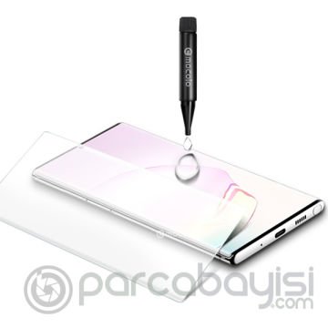 Ally Sm Galaxy Note 20 Ultra Pro Full Uv Liquid+Uv Işık 3d Kırılmaz Cam Ekran Koruyucu