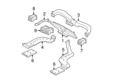 Kia Sportage Torpido Hava Izgarası Sol Orjinal | 974801F000Ub