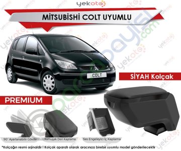 Mitsubishi Colt Uyumlu Siyah Kolçak Kol Dayama Ultra Kaliteli