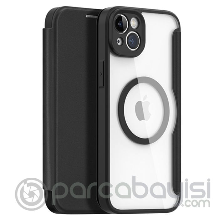 Dux Ducis iPhone 14 6.1 Kılıf Skin X Pro Series MagSafe Kapaklı Kılıf Folio Case