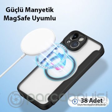 Dux Ducis iPhone 14 6.1 Kılıf Skin X Pro Series MagSafe Kapaklı Kılıf Folio Case