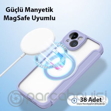 Dux Ducis iPhone 14 6.1 Kılıf Skin X Pro Series MagSafe Kapaklı Kılıf Folio Case