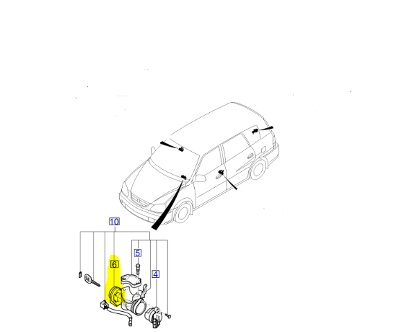 Kia Carens Kontak Anten Orjinal | 0K2JA677B0