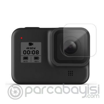 GOR Gopro Hero 8 2in1 Darbe Emici Ekran Koruyucu 2 SET