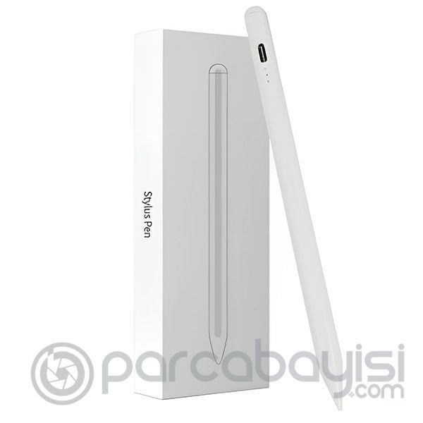 Ally Apple Pencil Kapasitif Stylus Dokunmatik IPad Tablet Kalemi + Yedek Uc