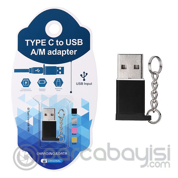 Ally USB 3.0 Erkek to USB 3.1 Type-C Dişi Dönüştürücü Başlık Adaptör