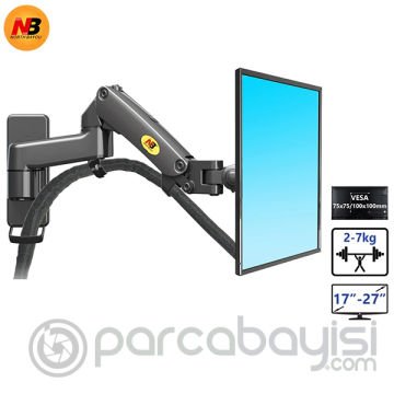 NB F150 Duvara Montaj Ergonomik Monitör Tutucu 17-30'' LCD LED Monitör Tutucu