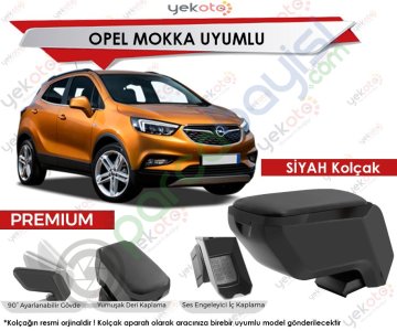 Opel Mokka Uyumlu Siyah Kolçak Kol Dayama Ultra Kaliteli