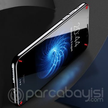 Baseus İPhone XS Max 6.5 Ön Arka Full Kaplama Şeffaf Kırılmaz Cam Koruyucu 0.3mm