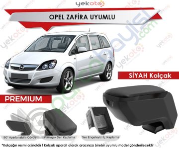Opel Zafira Uyumlu Siyah Kolçak Kol Dayama Ultra Kaliteli