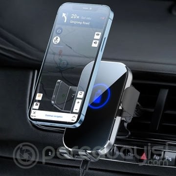 ALLY X10 15W Hızlı Şarjlı Otomatik Araç İçi Havalandırma Telefon Tutucu
