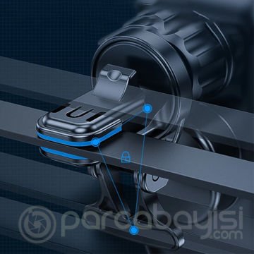 ALLY X10 15W Hızlı Şarjlı Otomatik Araç İçi Havalandırma Telefon Tutucu