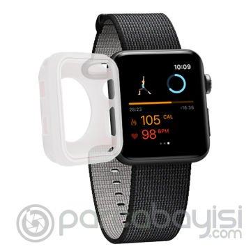 Ally Apple İwatch 42mm 2,3 Ultra Koruma Soft Silikon Kılıf