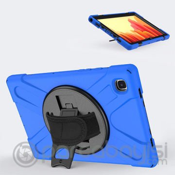 Galaxy Tab A7 10.4 SM-T500-T505-T507 Kılıf Shockproof 3 Katmanlı Standlı Zırh Kılıf Kalem Yerli