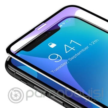 Baseus İPhone 11 Pro Max- XS Max 3D Anti-Peep Privacy Gizlilik Cam Ekran Koruyucu
