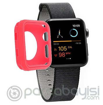 Ally Apple İwatch 38mm 2,3 Ultra Koruma Soft Silikon Kılıf