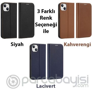 Dux Ducis iPhone 14 Pro Max 6.7 Kılıf Skin X2 Series PU Deri Manyetik Kapaklı Kılıf Magnetic Folio C