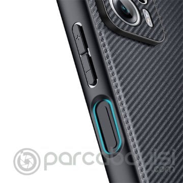 Dux Ducis Fino Serisi Xiaomi 11T Pro Plus, Poco X4 GT Kılıf Premium Dokuma Silikon Kılıf