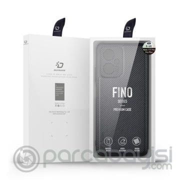 Dux Ducis Fino Serisi Xiaomi 11T Pro Plus, Poco X4 GT Kılıf Premium Dokuma Silikon Kılıf