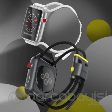 BASEUS Lets Go İWatch 7 45mm 6-5-4-SE 44mm Bilezik Kordon Kayış