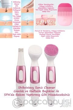 Shibo Wavy Profesyonel Yüz Epilatörü ve Yüz Temizleme Fırçası