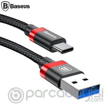 Baseus Golden Belt Usb 3.0 Type C Halat Usb Kablo 1 Metre